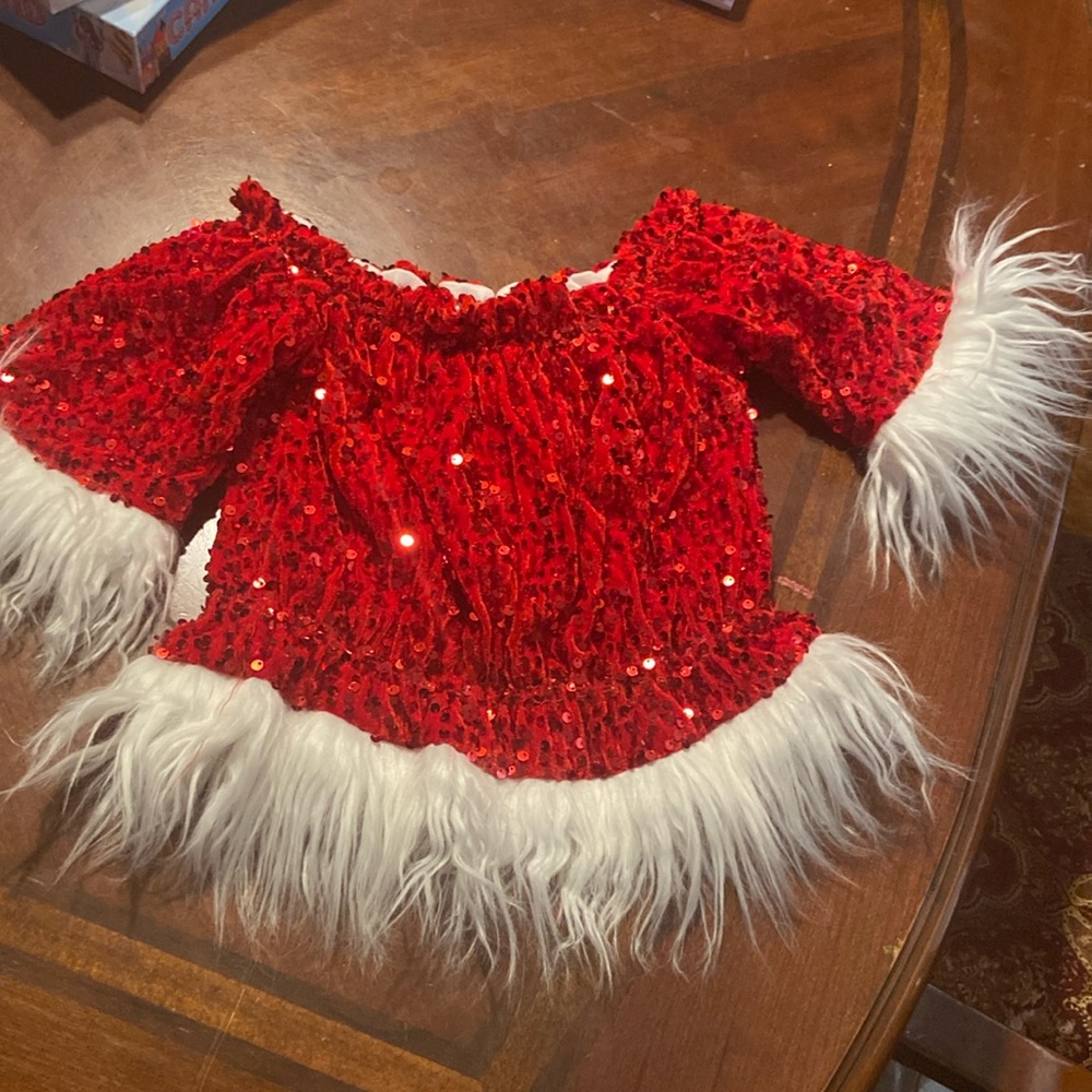 Cutest little Santa Baby outfit size 5-6t
